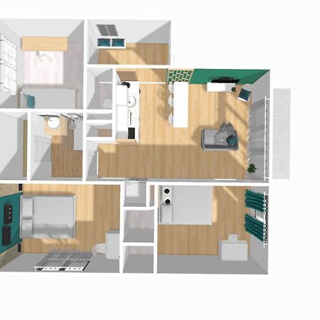 Home Ganusha Cosy 3 Chambres Parking Gratuit Balcon Grenoble Ngoại thất bức ảnh