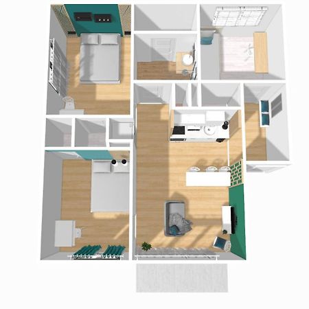 Home Ganusha Cosy 3 Chambres Parking Gratuit Balcon Grenoble Ngoại thất bức ảnh